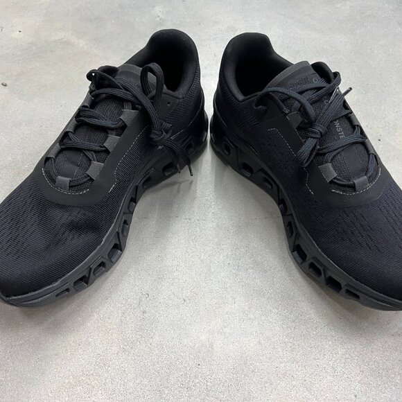 On Running Cloudmonster Men's Size 14 All Black 61.99025 - New - Picture 5 of 7